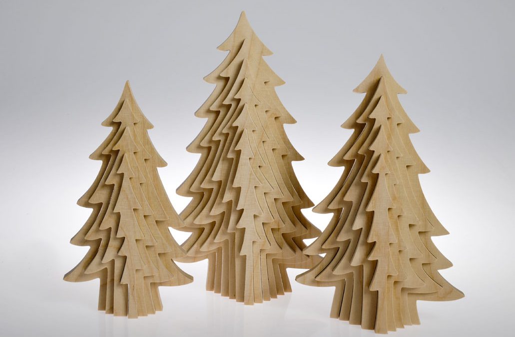 Xmas trees by Sarah Pinnell