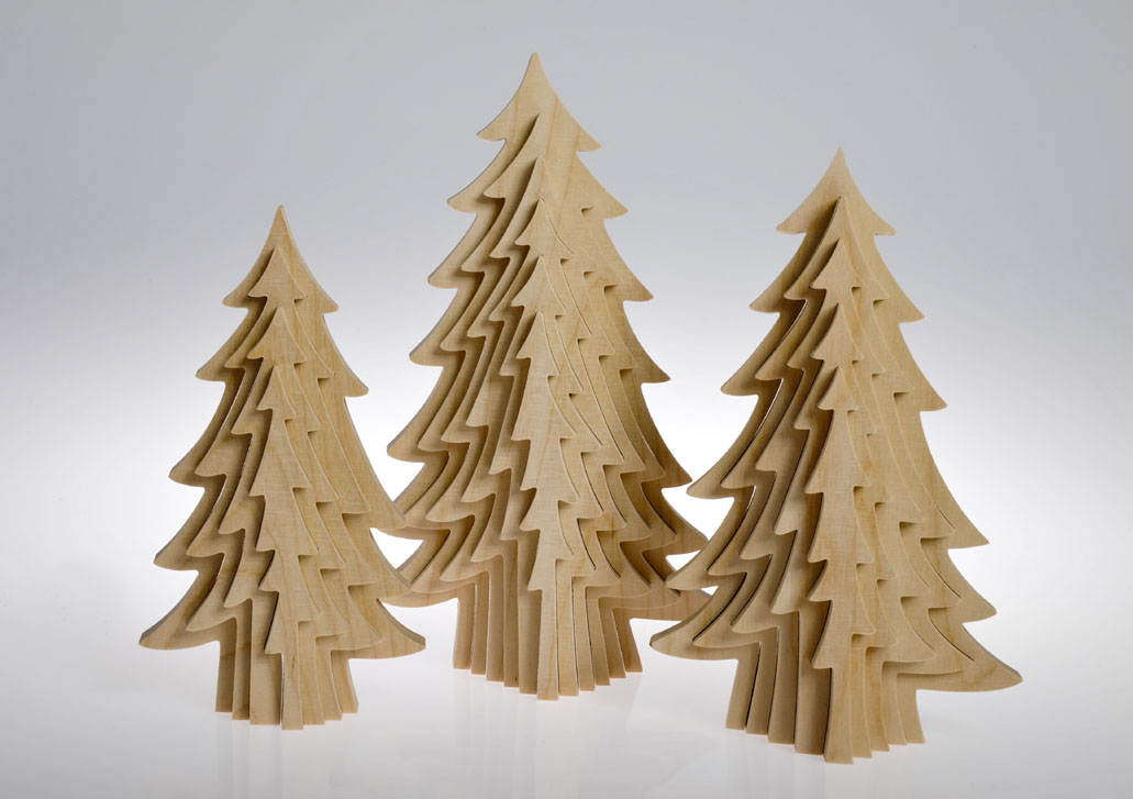 Xmas trees by Sarah Pinnell