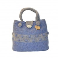 Felted Sheep Lilac handbag