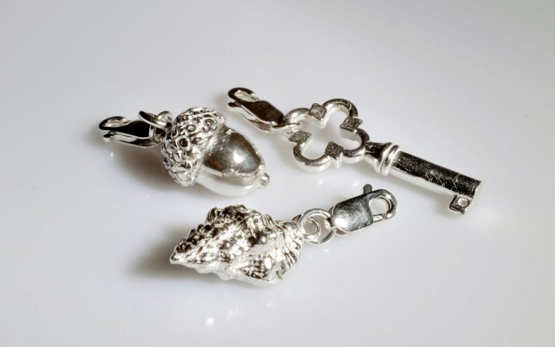 Silvern charms by Janis Waldron