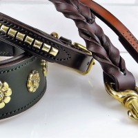 ESB Leather Dog collars and leads