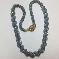 Beaded necklace by Sue Bee
