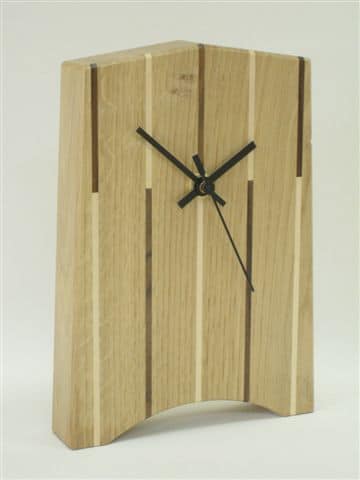Wooden clock by Martin Urmston